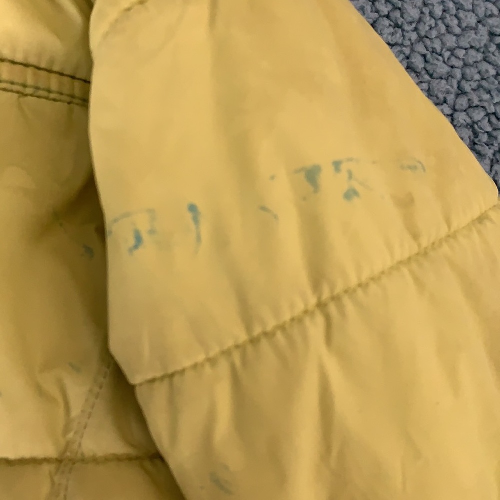 Lands end lime green jacket girls size S (4) - Picture 4 of 10